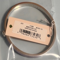 【新品】ケイトスペード♠️バングルブレスレット　シルバー×パープルカラーの画像