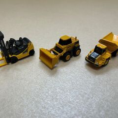 コマツ 建設機械ミニカー 9点セットの画像
