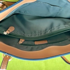 【難あり】BARCOS バルコス トートバッグ トート バッグ かばん ベージュ 革 茶色 収納 日本ブランド レザー ショルダーバッグ 肩掛けの画像