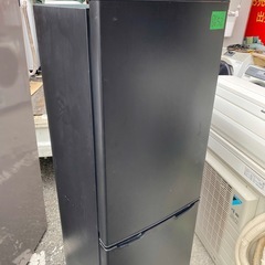 NO B652🌈福岡市内配送設置無料✨🌈アイリスオーヤマ 冷蔵庫 162L ブラック IRSE-16A-B 2023ねn2023年の画像
