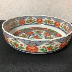 有田焼　たち吉　橘吉　和食器　大鉢　盛鉢　菓子器　赤絵　大きな鉢　ボウル　2点の画像