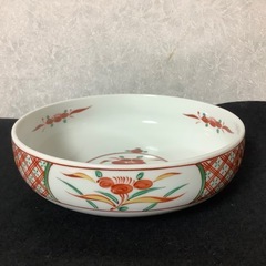 有田焼　たち吉　橘吉　和食器　大鉢　盛鉢　菓子器　赤絵　大きな鉢　ボウル　2点の画像