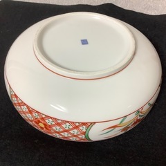 有田焼　たち吉　橘吉　和食器　大鉢　盛鉢　菓子器　赤絵　大きな鉢　ボウル　2点の画像