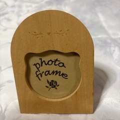 未使用　フォトフレーム　2点セット　ガラス製　　額縁の画像