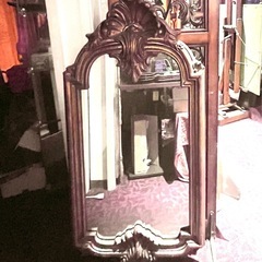 【イタリア調度品🇮🇹】アンティークミラー
 の画像