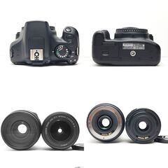 【全国送料無料】 Canon EOS Kiss X80✨カメラバッグ付き Wi-Fi転送 手振れ補正付き 高画質 ダブルレンズセット ズームセット✨ 届いたらすぐに使えます✨ キャノンの画像