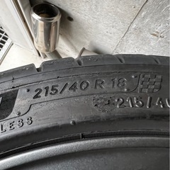 ENKEI PF-05 18インチ 8J ほぼ新品タイヤ付き 4本の画像