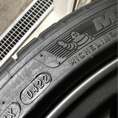 ENKEI PF-05 18インチ 8J ほぼ新品タイヤ付き 4本の画像