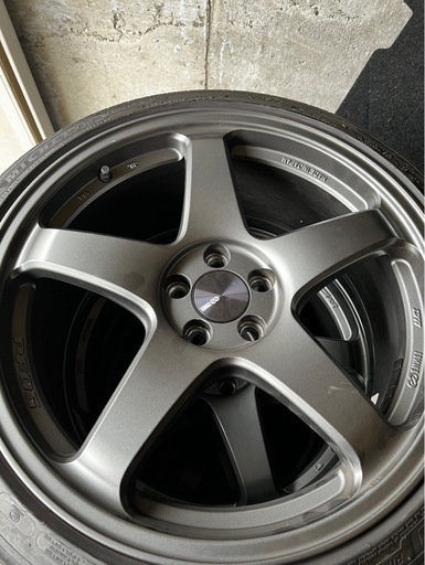 ENKEI PF-05 18インチ 8J ほぼ新品タイヤ付き 4本