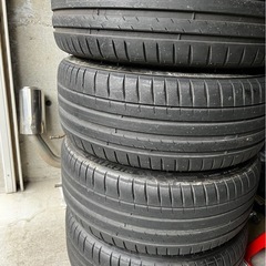 ENKEI PF-05 18インチ 8J ほぼ新品タイヤ付き 4本の画像