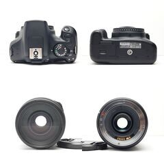 【全国送料無料】 Canon EOS Kiss X80✨Wi-Fi転送 カメラバッグ付き 高画質 超望遠レンズセット ズームセット✨ 届いたらすぐに使えます✨ キャノンの画像