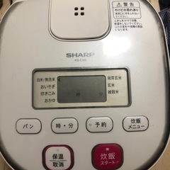 シャープ ジャー炊飯器 KS-C5G-Wの画像
