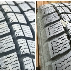 ワ）バリ溝 パンク修理歴有り GOOD YEAR ICE NAVI7 アイスナビセブン 155/65R13 73Q スタッドレスタイヤ 4本 冬タイヤの画像
