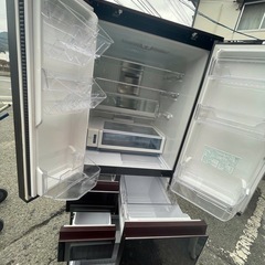 NO B644🌈福岡市内配送設置無料✨🌈SJ-GA50E-R 冷蔵庫 プラズマクラスター冷蔵庫 グラデーションレッド [502L /6ドア /観音開きタイプ]  2019ねn2019年の画像