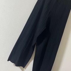 リブワイドパンツの画像