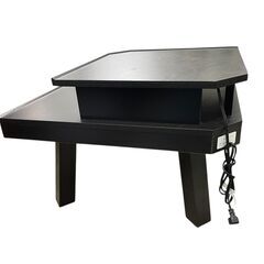 CREMA/クレマ コーナーテーブル コンセント付き W690xD690xH490mm 基本引き取り限定 神奈川県横須賀市の画像