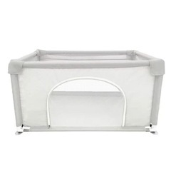 Hugmuu ベビーサークル　グレー　マットレス付きの画像