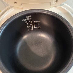 【✨動作良好！一人暮らし向け！✨】BONABONA 炊飯器 BK-R60（3合炊き）の画像