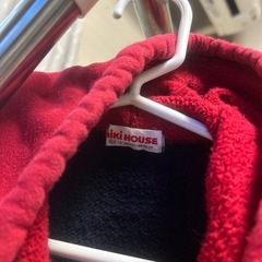 《 MIKIHOUSE 》　ベビー服　90サイズ　トップス　パーカー　ネイビー　レッドの画像