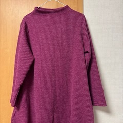 ニットワンピース　M-Lサイズ　中古の画像