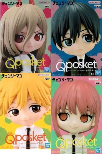 【セット売り】【全て未開封】Qposket チェンソーマン 4種フルコンプリートセット (デンジ、パワー、アキ、マキマ)