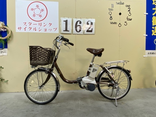 162丁寧に　整備済　新基準パナソニック電動アシスト自転車20インチ中古車