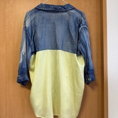 YAMADAYA SCOTCLUB 美品　デニム切替シャツの画像