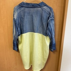 YAMADAYA SCOTCLUB 美品　デニム切替シャツの画像