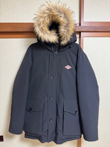 【決まりました】DANTON 黒タッサーダウン 約Lサイズ