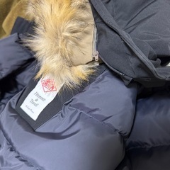 お話し中...【DANTON】黒タッサーダウン 約Lサイズの画像