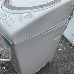 NO B647🌈福岡市内配送設置無料✨🌈TOSHIBA/東芝 8kg/4.5kg洗濯乾燥機 AW-8VE6 2019ねn2019年の画像