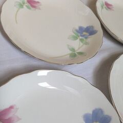 峯龍　金縁　銘々皿　５個の画像