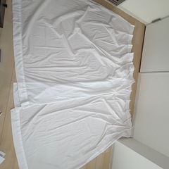 【特価】ニトリ遮光1級･遮熱･遮音カーテン＆遮熱･遮像レース4枚セット(RP002 GY 100X178cmセット)の画像