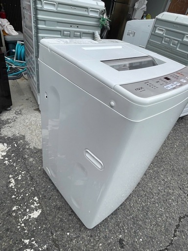 NO B646?福岡市内配送設置無料✨?全自動洗濯機 Sシリーズ ホワイト AQW-S60J-W [洗濯6.0kg /乾燥機能無 /上