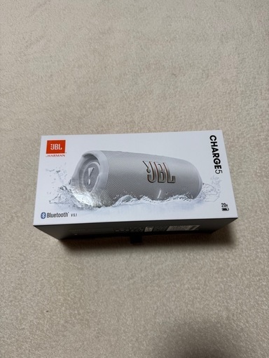 JBL CHARGE5 公式限定カラーホワイト 特別ラッピング仕様動作確認のみ