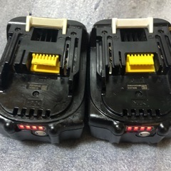 ③マキタ18vバッテリーBL1830B、中古美品バッテリー、２個の画像