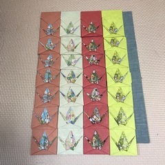 鶴のポチ袋の画像