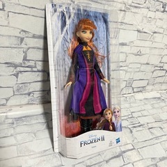 【アナと雪の女王2】アナ ディズニー 人形 フィギュア ファッションドール 長い赤い髪と『アナと雪の女王2』にインスパイアされた衣装 - 3歳以上のお子様向けおもちゃ ブラウン/Aの画像