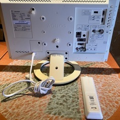 【動作確認済】SHARP 19インチ液晶テレビ LC-19K40（リモコン付き）★11/23・24限定引き取り★の画像