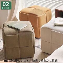 【新品】ドレッサースツール クッション付き 椅子 メイクチェア アイボリー ホワイトの画像