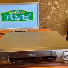 【動作確認済】Panasonic VHSビデオデッキ NV-H230G＋テープおまけ付き★11/23・24限定★の画像