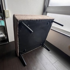  【あげます】モダンデコ　オットマンの画像