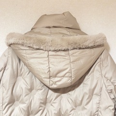 ドットキルティングダウンジャケット　2回着用の画像