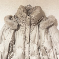 ドットキルティングダウンジャケット　2回着用の画像