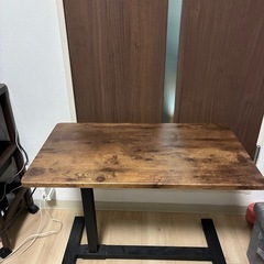 昇降式テーブル サイドテーブル の画像