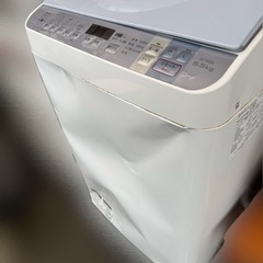 SHARP洗濯機 5.5kg 凹みあり 2016年製の画像