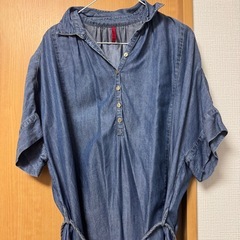 ELLE デニムワンピース　中古の画像