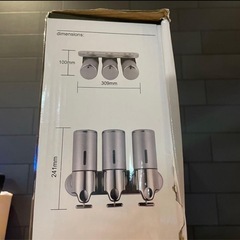 シャンプー・コンディショナー・ボディーソープ　ディスペンサー　ホワイトの画像