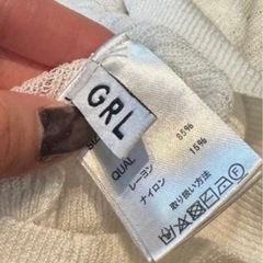 最安値！GRL シアーストライプカーディガン [an1045]の画像