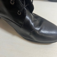 編み上げブーツレースアップブーツ 23,5cmの画像